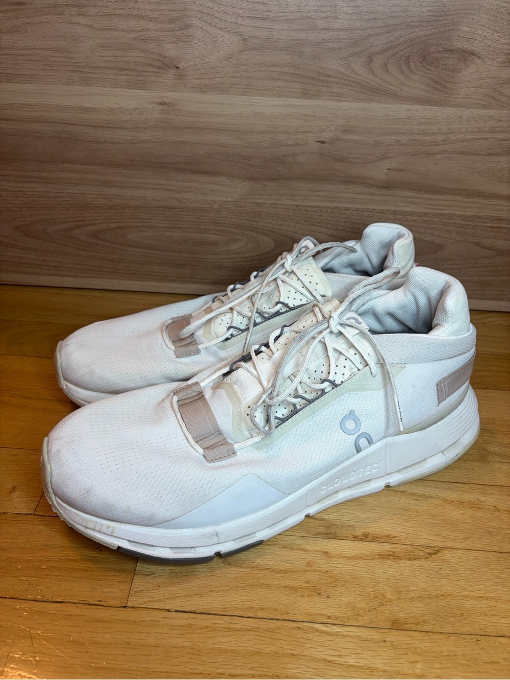 On Running Cloudnova 2 Men's Sneakers in Ice / Sand - Size 14